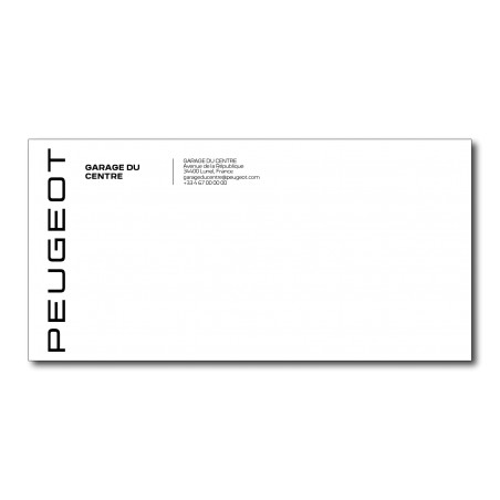 enveloppe sans fenêtre Peugeot