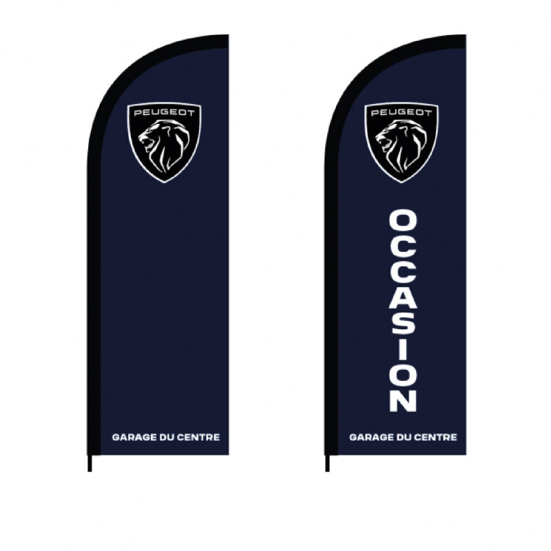 Beach flag Peugeot
