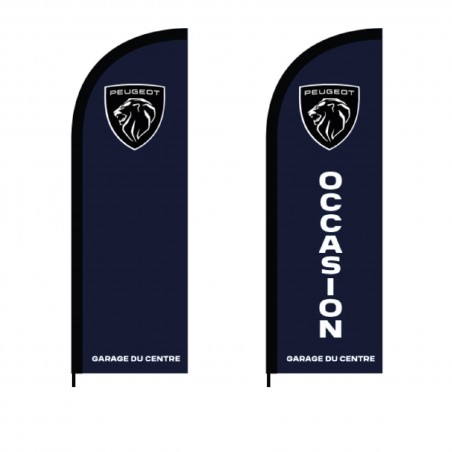 Beach flag Peugeot