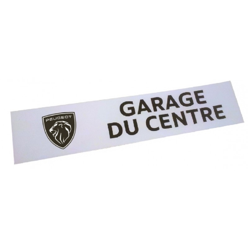 Couvre plaque personnalisé