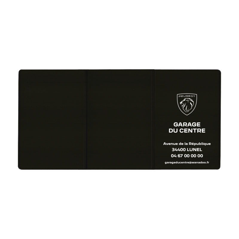 Pochette carte grise 3 volets