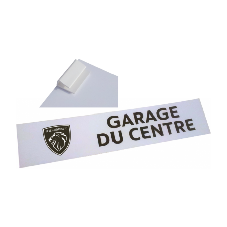 Couvres plaques personnalisés