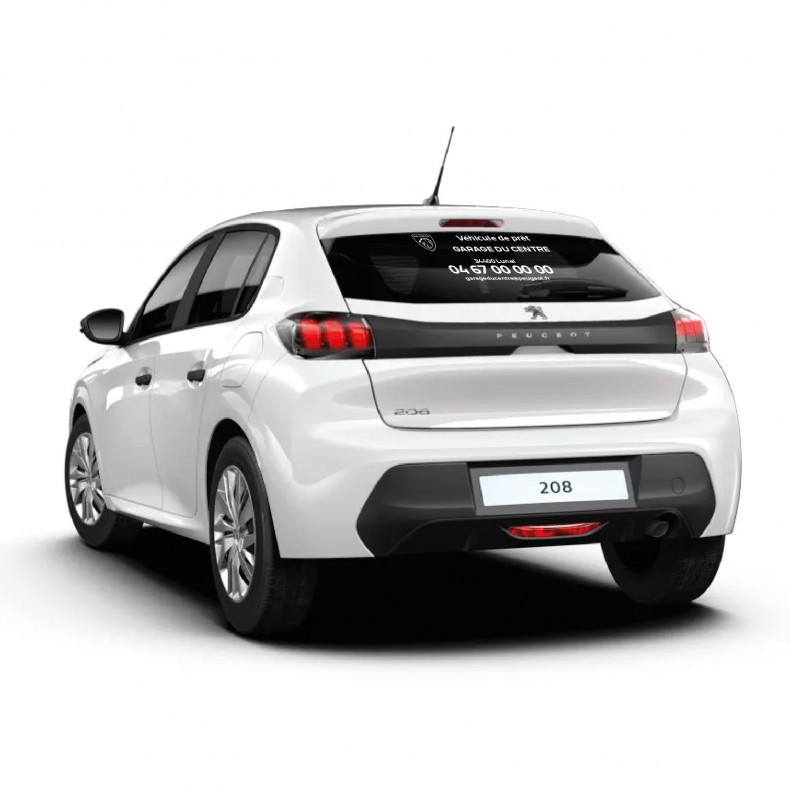 Adhésif vitre arrière Peugeot
